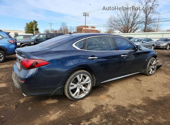 JN1BY1PR2KM725156 2019 INFINITI Q70L Blue Rear right