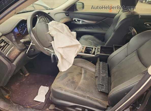 JN1BY1PR2KM725156 2019 INFINITI Q70L Blue Front interior view
