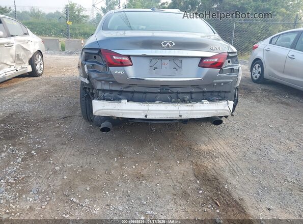 JN1BY1PR4JM370263 2018 INFINITI Q70L Gray Vista frontal
