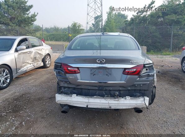 JN1BY1PR4JM370263 2018 INFINITI Q70L Gray 