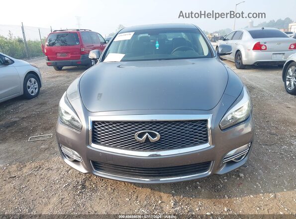 JN1BY1PR4JM370263 2018 INFINITI Q70L Gray Vista del cuadro de instrumentos