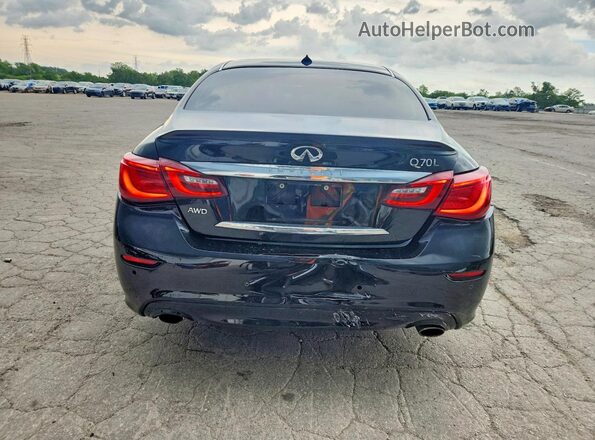 JN1BY1PR5GM720931 2016 INFINITI Q70L Black უკანა ხედი
