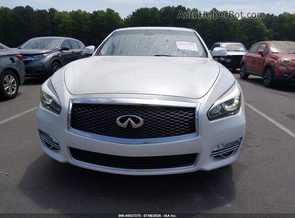 JN1BY1PR7KM725203 2019 INFINITI Q70L White Vista frontal