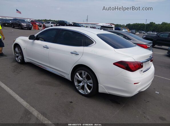 JN1BY1PR7KM725203 2019 INFINITI Q70L White Trasero izquierdo