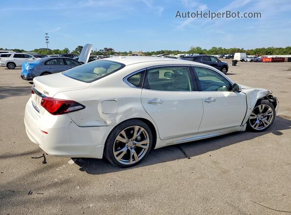 JN1BY1PRXHM210804 2017 INFINITI Q70L White უკანა მარჯვენა