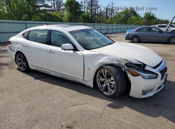 JN1BY1PRXHM210804 2017 INFINITI Q70L White წინა მარჯვენა