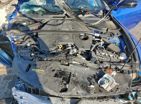 JN1BZ4AH3RM367378 2024 NISSAN Z Blue Vista interior trasera