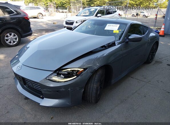 JN1BZ4BH5RM365596 2024 NISSAN Z Gray წინა მარცხენა ხედი სამი მეოთხედიდან