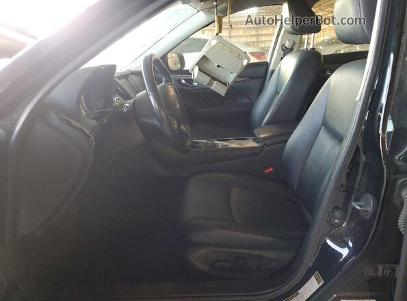 JN1CV7AP0GM200272 2016 INFINITI Q50 Black Widok wnętrza z przodu