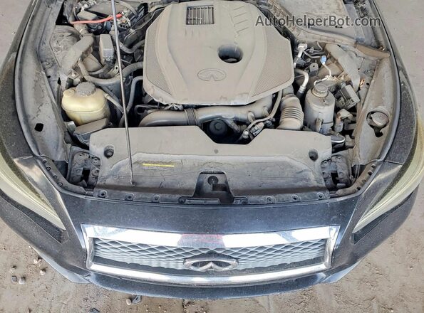 JN1CV7AP0GM200272 2016 INFINITI Q50 Black Widok wnętrza z tyłu