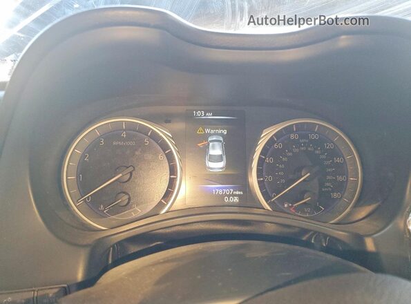 JN1CV7AP0GM200272 2016 INFINITI Q50 Black Widok zestawu wskaźników