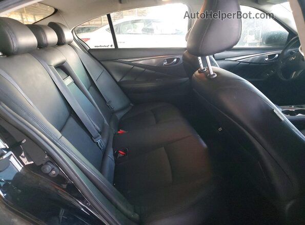 JN1CV7AP0GM200272 2016 INFINITI Q50 Black Widok tylnych siedzeń