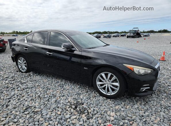 JN1CV7AP0GM200515 2016 INFINITI Q50 Black Delantero derecho