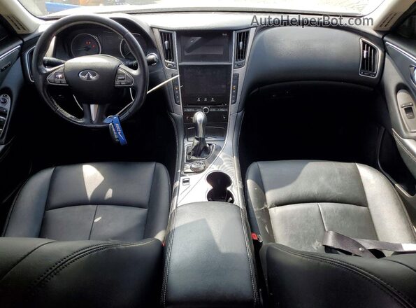 JN1CV7AP0GM202054 2016 INFINITI Q50 Silver Առջևի վահանակի տեսք