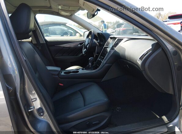JN1CV7AP0GM203320 2016 INFINITI Q50 Gray Widok wnętrza z przodu