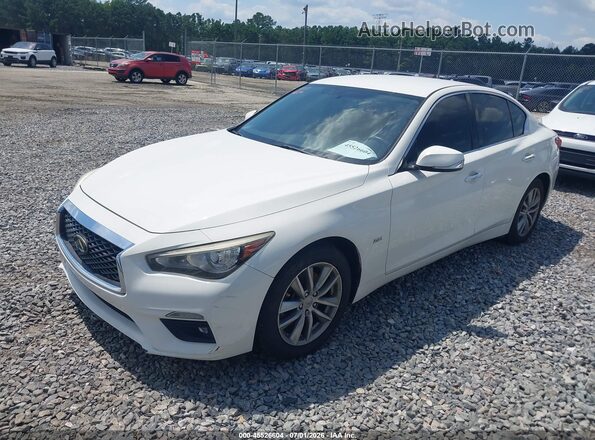 JN1CV7AP0JM240522 2018 INFINITI Q50 White Передня ліва чверть
