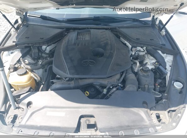 JN1CV7AP0JM240522 2018 INFINITI Q50 White Вид ззаду