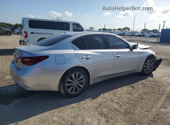 JN1CV7AP0JM241444 2018 INFINITI Q50 Silver Tył prawy