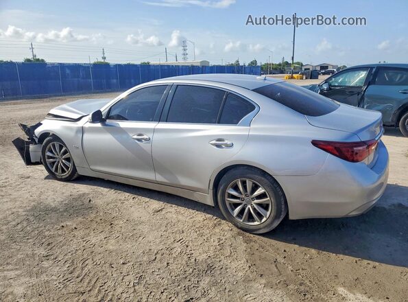 JN1CV7AP0JM241444 2018 INFINITI Q50 Silver Tył lewy
