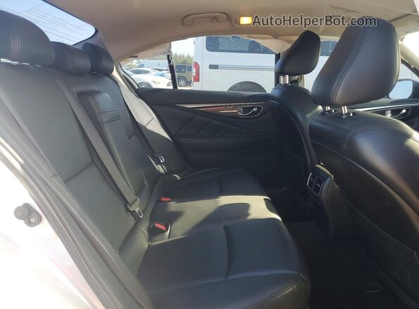 JN1CV7AP0JM241444 2018 INFINITI Q50 Silver Widok tylnych siedzeń