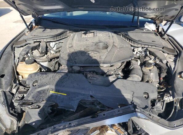JN1CV7AP0JM241444 2018 INFINITI Q50 Silver Widok wnętrza z tyłu