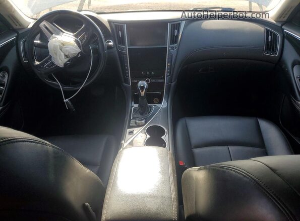 JN1CV7AP0JM241444 2018 INFINITI Q50 Silver Widok deski rozdzielczej