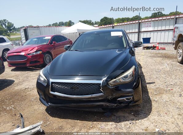 JN1CV7AP1HM641538 2017 INFINITI Q50 Black Instrument cluster view
