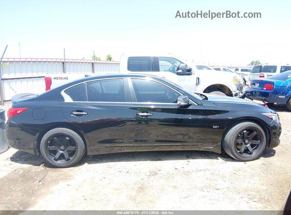 JN1CV7AP1HM641538 2017 INFINITI Q50 Black Rear interior view