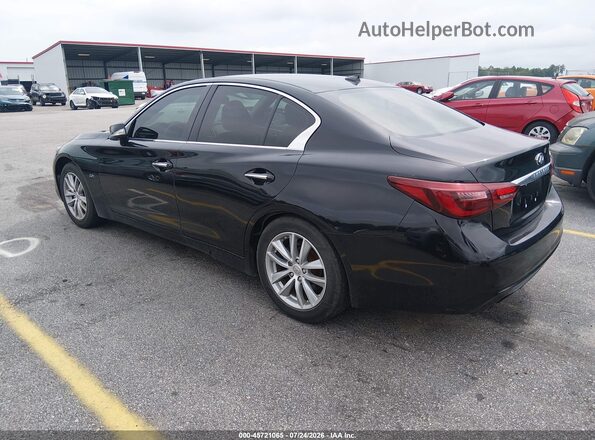 JN1CV7AP1JM240710 2018 INFINITI Q50 Black Հետևի ձախ