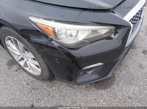 JN1CV7AP1JM240710 2018 INFINITI Q50 Black Դիմացի տեսք