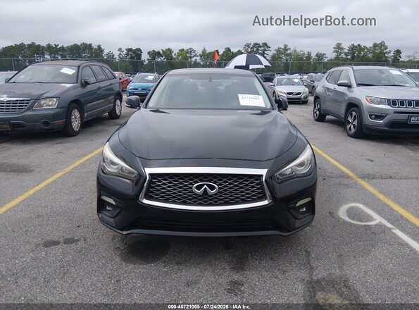 JN1CV7AP1JM240710 2018 INFINITI Q50 Black Սարքավորումների վահանակի տեսք