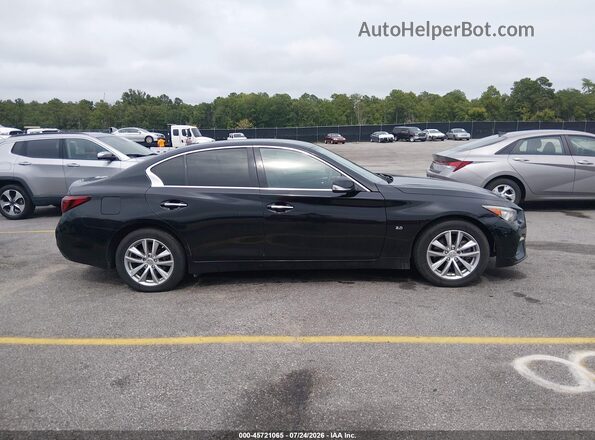 JN1CV7AP1JM240710 2018 INFINITI Q50 Black Սալոնի հետևի տեսք