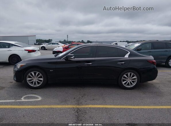 JN1CV7AP1JM240710 2018 INFINITI Q50 Black Սալոնի 360 աստիճան տեսք