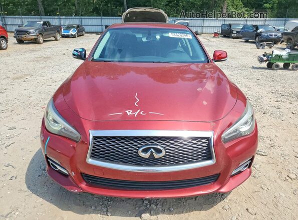 JN1CV7AP2GM203092 2016 INFINITI Q50 Red Front view