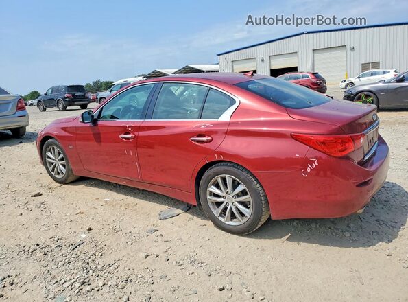 JN1CV7AP2GM203092 2016 INFINITI Q50 Red Rear left