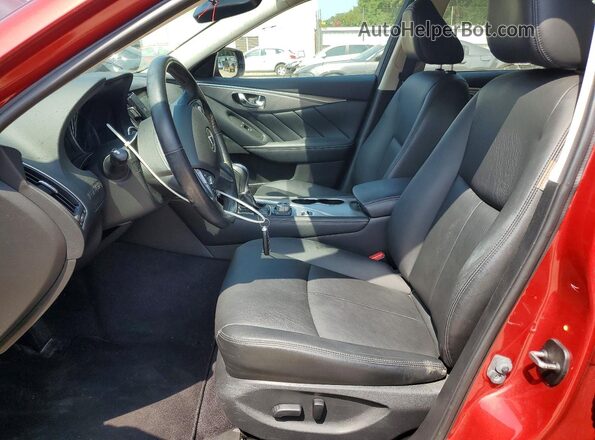 JN1CV7AP2GM203092 2016 INFINITI Q50 Red Front interior view
