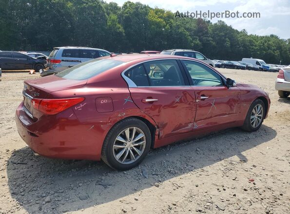JN1CV7AP2GM203092 2016 INFINITI Q50 Red Rear right