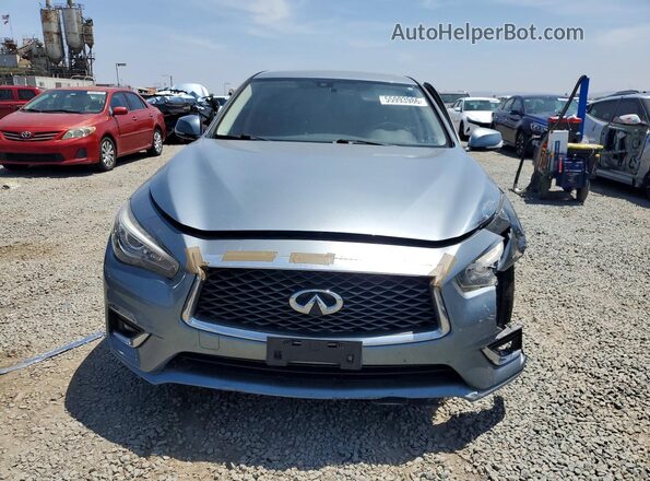 JN1CV7AP2JM241347 2018 INFINITI Q50 Gray Widok z przodu