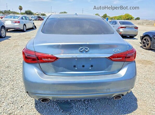 JN1CV7AP2JM241347 2018 INFINITI Q50 Gray Widok z tyłu