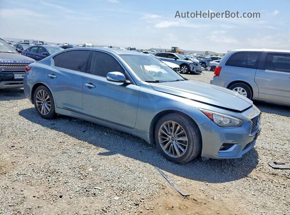 JN1CV7AP2JM241347 2018 INFINITI Q50 Gray Przód prawy