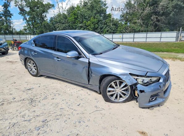 JN1CV7AP3GM200735 2016 INFINITI Q50 Teal Przód prawy