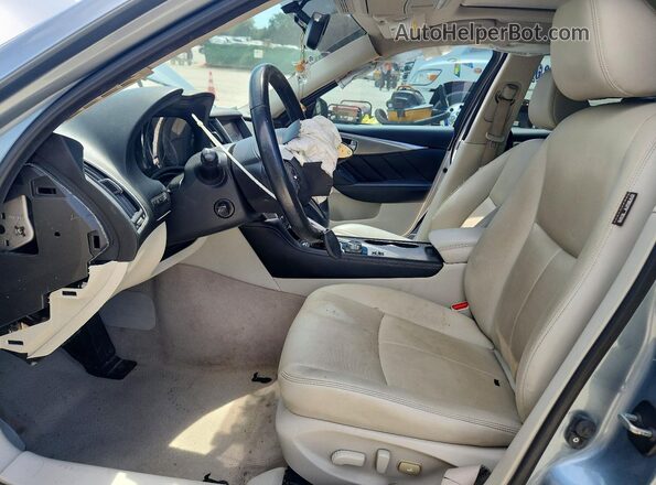 JN1CV7AP3GM200735 2016 INFINITI Q50 Teal Widok wnętrza z przodu
