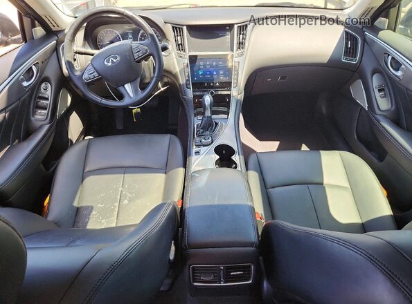 JN1CV7AP4HM641064 2017 INFINITI Q50 Угольный Вид панели приборов