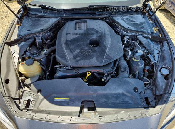 JN1CV7AP4HM641064 2017 INFINITI Q50 Угольный Вид задней части салона