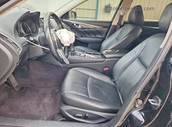 JN1CV7AP5JM241150 2018 INFINITI Q50 Black Սալոնի դիմացի տեսք