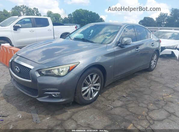 JN1CV7AP6GM202334 2016 INFINITI Q50 Gray Przód lewy