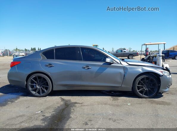 JN1CV7AP6HM642183 2017 INFINITI Q50 Gray Սալոնի հետևի տեսք