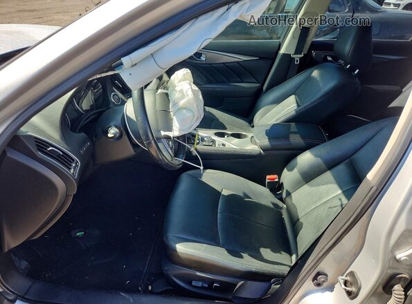 JN1CV7AP7GM202231 2016 INFINITI Q50 Gray წინა სალონის ხედი