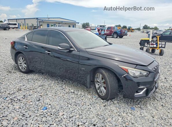 JN1CV7AP7JM240551 2018 INFINITI Q50 Black Front right
