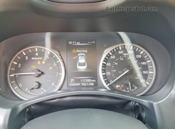 JN1CV7AP7JM240551 2018 INFINITI Q50 Black Instrument cluster view